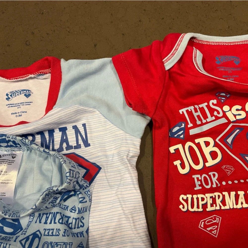 Superman Outfit and Onesie